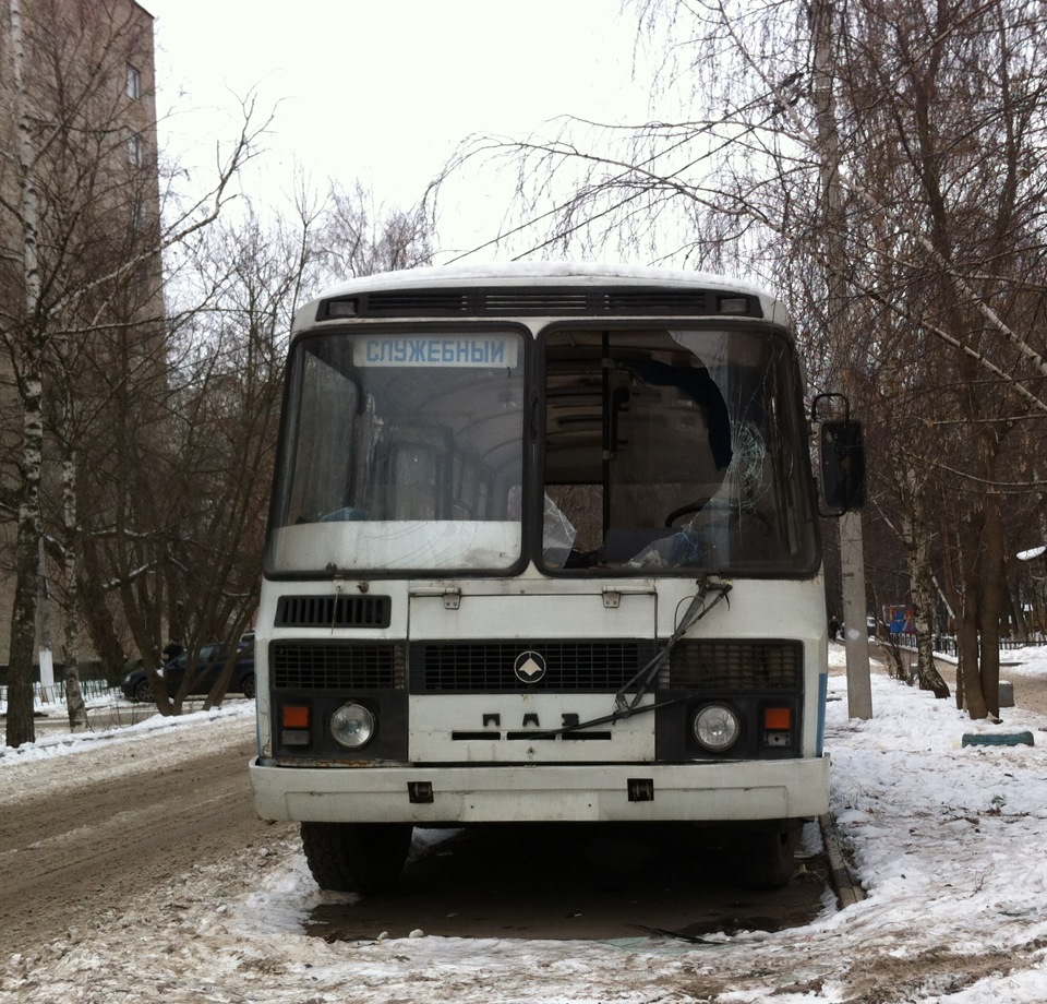 Москва, г.Красногорск, Москворецкий бул., возле дома 18. ПАЗик — Сообщество  «Брошенные Машины» на DRIVE2