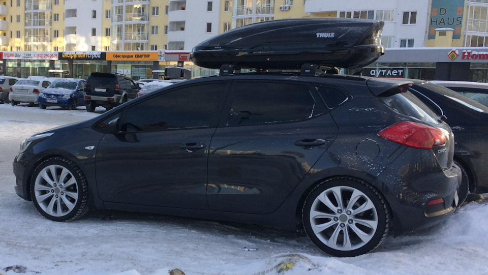 Kia Ceed SW путешествие Норвегия