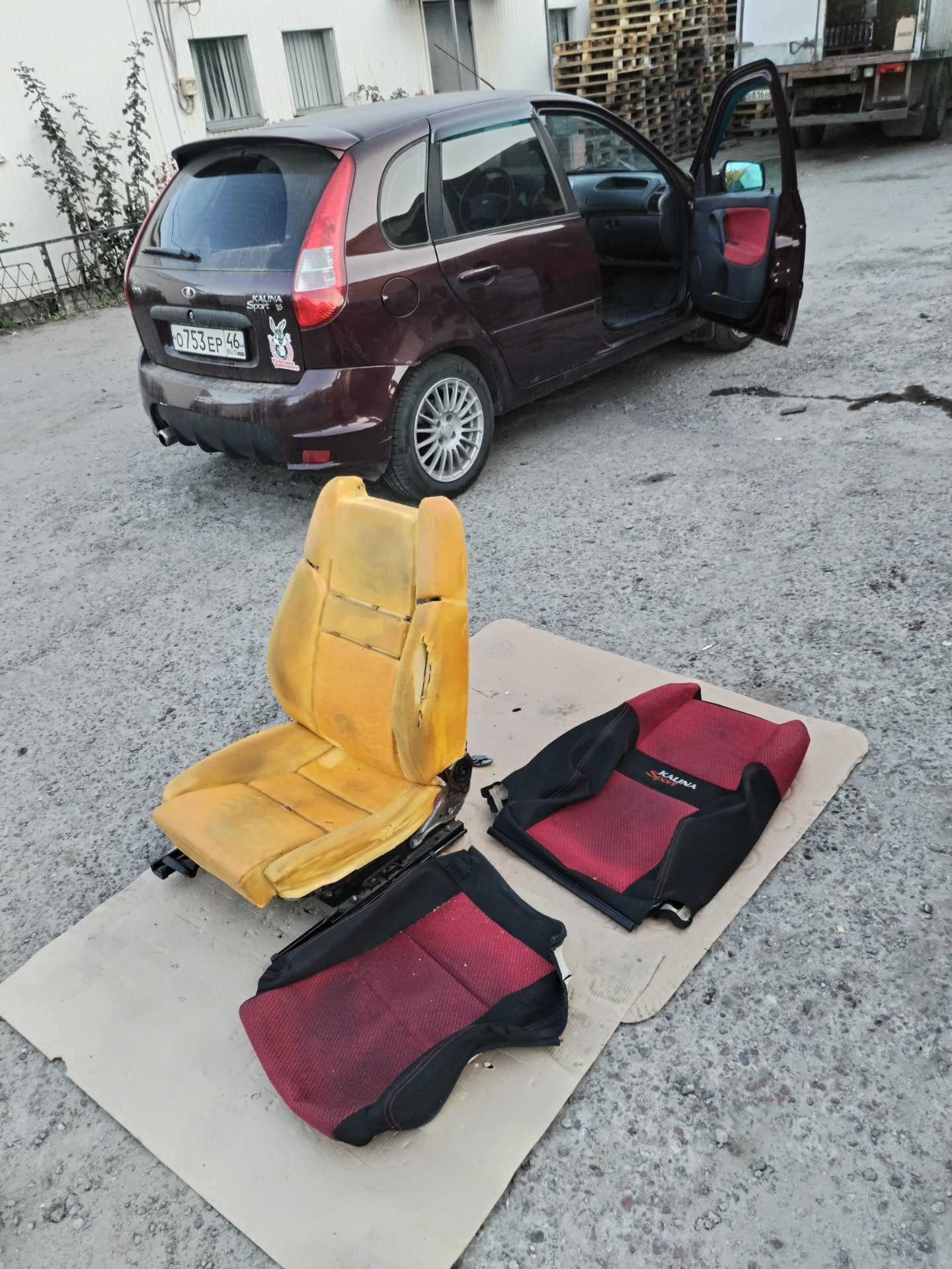 Разборка водительского сиденья и стирка обивки сиденья — Lada Калина ...