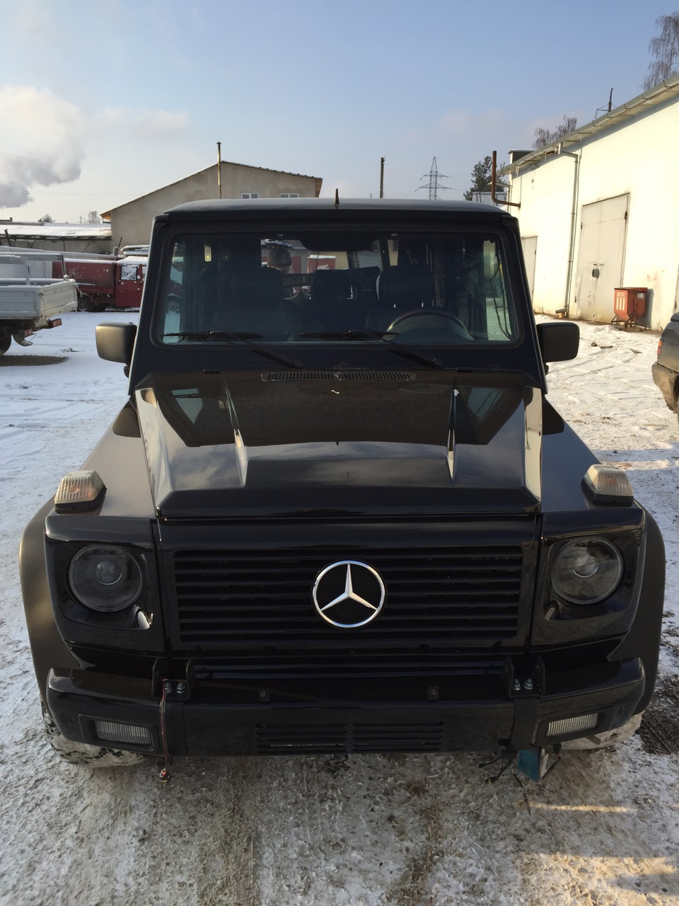 Mercedes Gelandewagen с кенгурятником