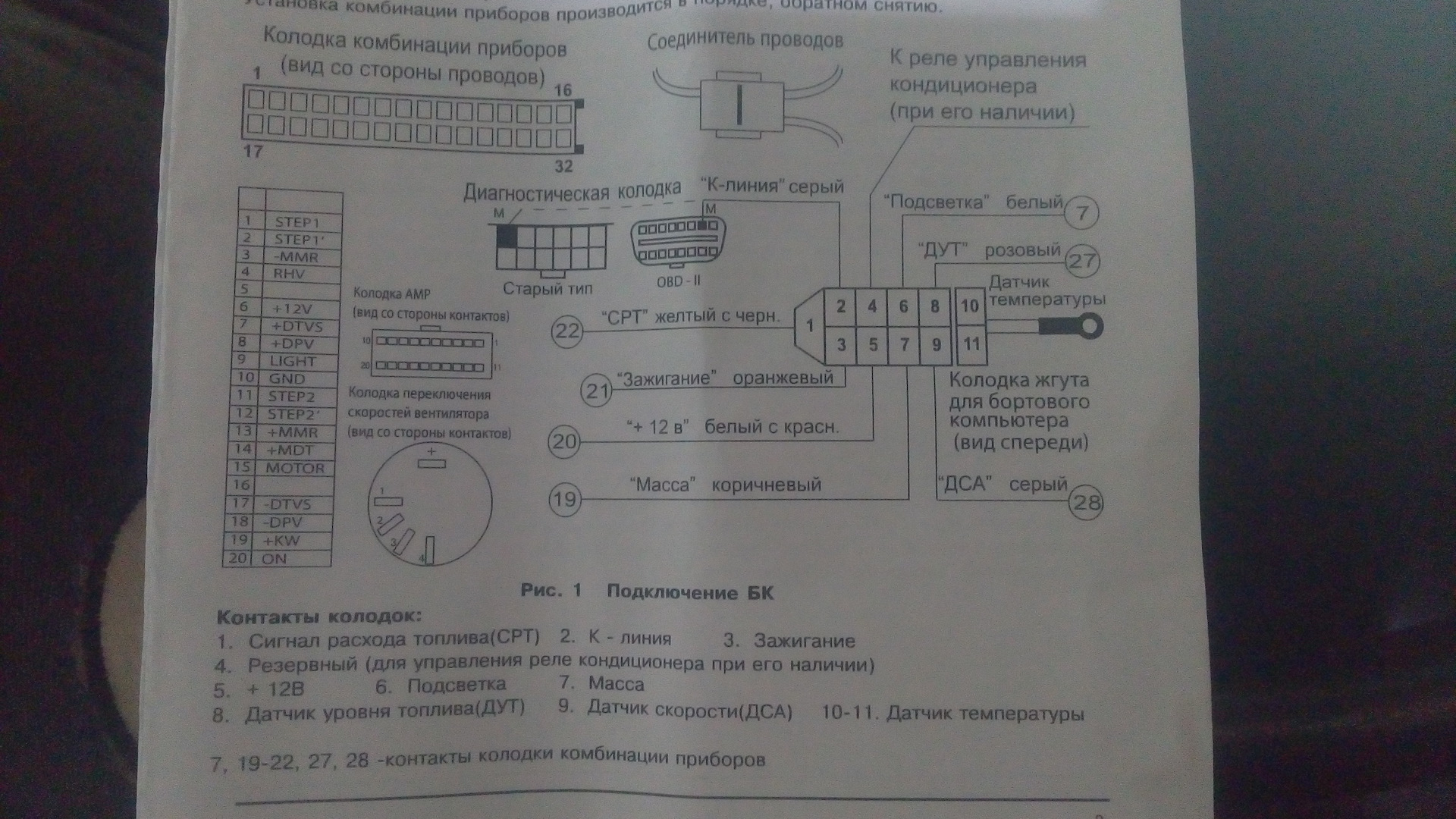 Бортовой компьютер ваз 2115 3857010 инструкция