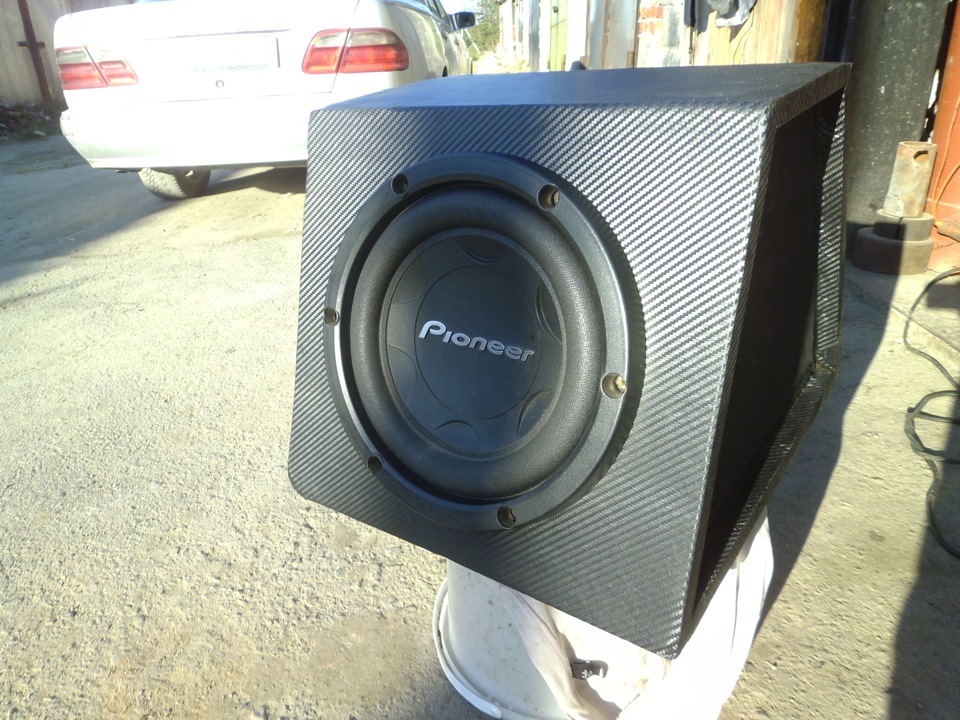 Сабвуфер Pioneer TS-W309 box. Реставрация — Lada Ока 11113, 0,7 л, 1999 ...