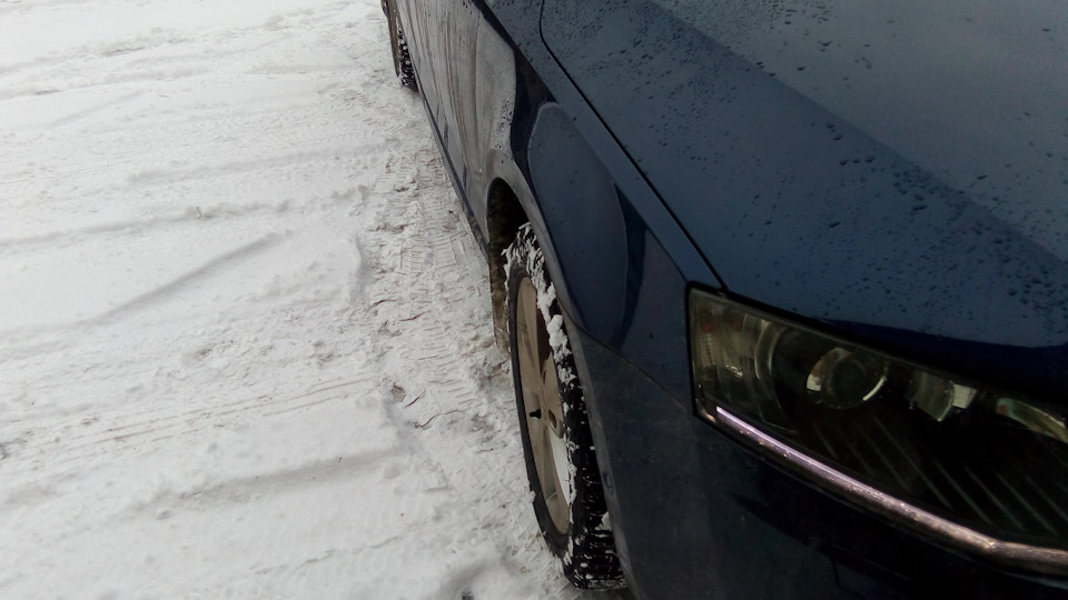 Вылет переднего колёса. — Skoda Octavia A7 Mk3