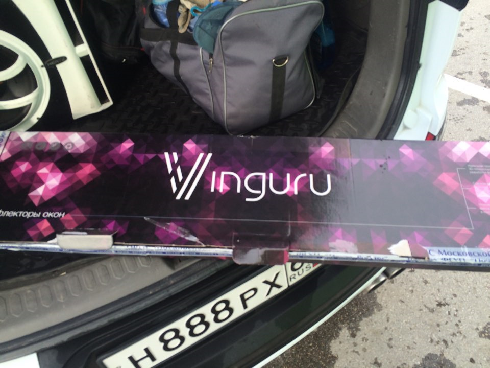 Дефлекторы окон Vinguru — KIA Sportage (3G), 2 л, 2010 года ...