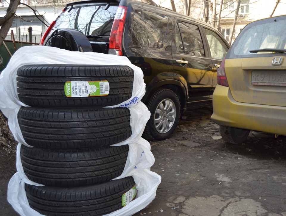 покупка летних шин… — Honda CR-V (RD4/RD5/RD6/RD7), 2,2 л, 2006 года ...