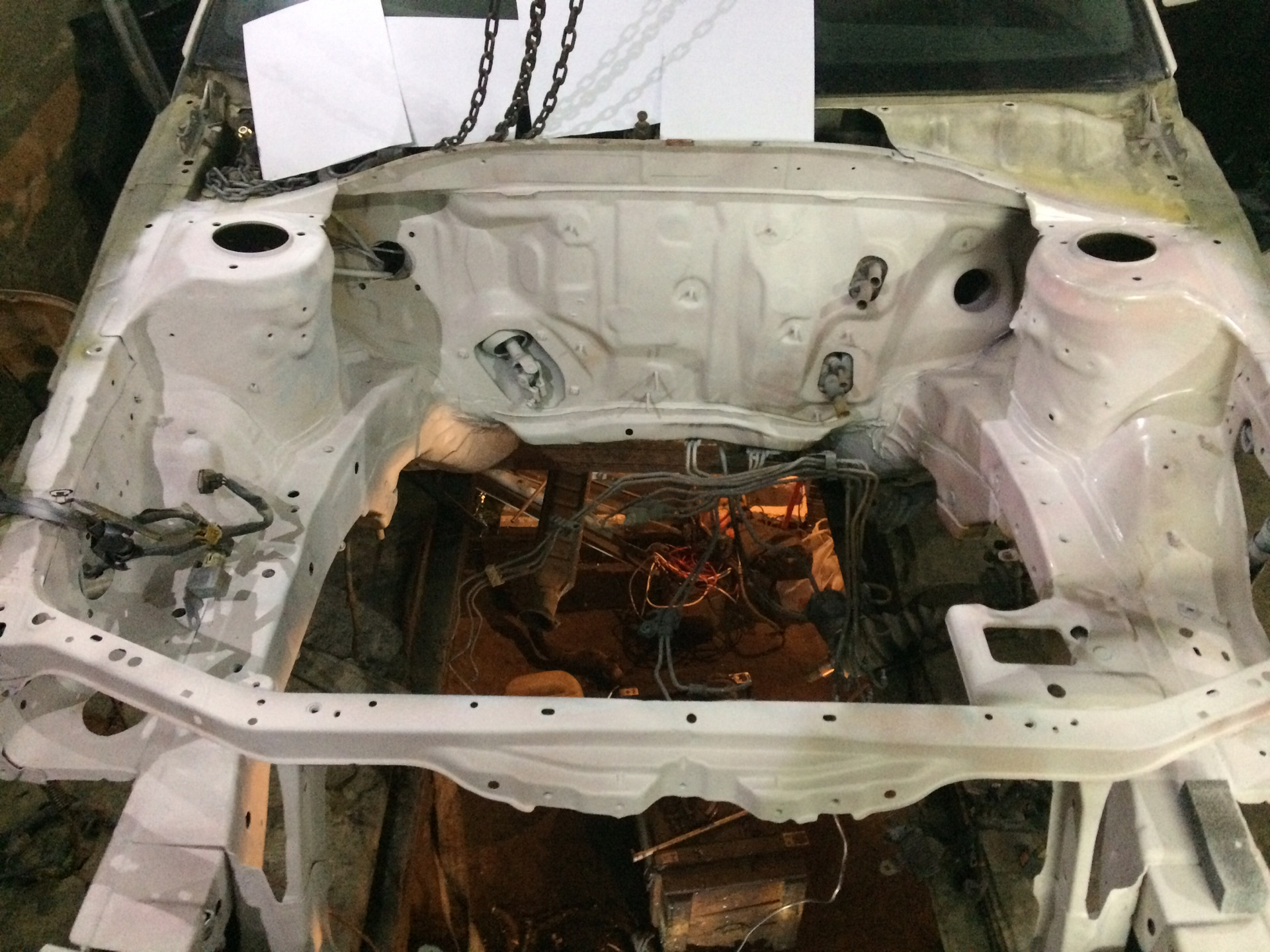 Как снять двигатель с тойота калдина Глобальный ремонт часть 3 - Toyota Caldina (210), 2 л, 1997 года кузовной ремонт
