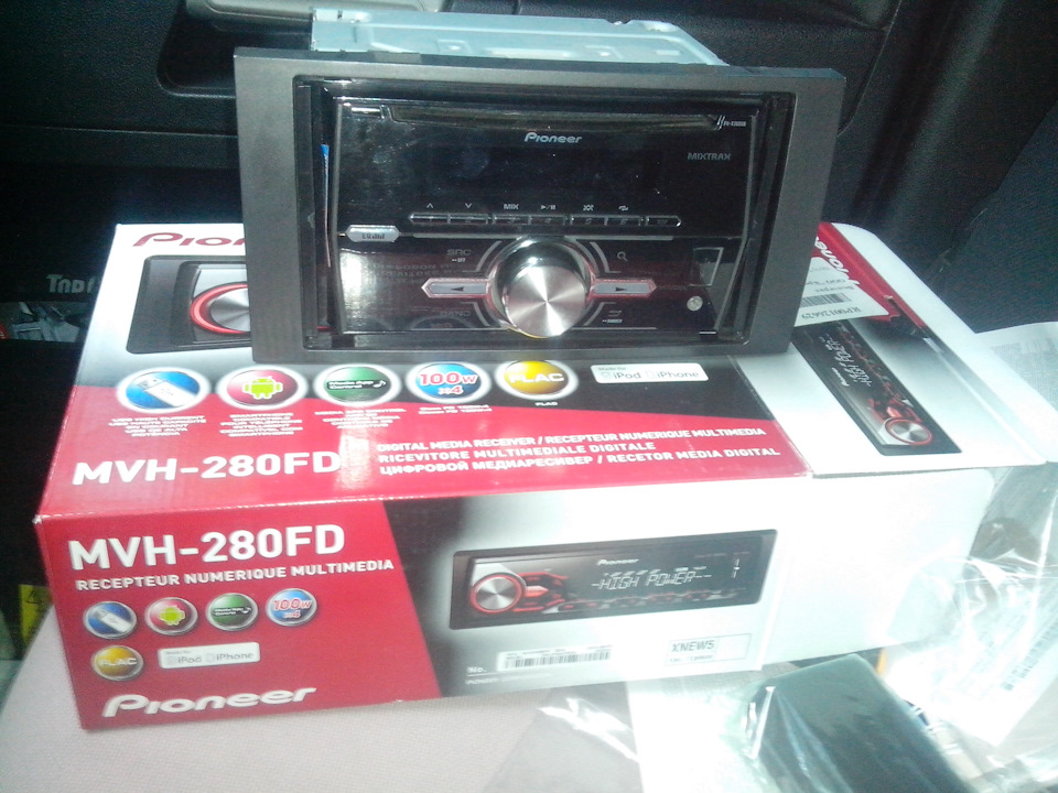 Автомагнитола PIONEER MVH-280FD — DRIVE2