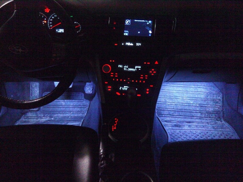 Подсветка кокпита — Subaru Outback (BP), 2,5 л, 2006 года | тюнинг | DRIVE2