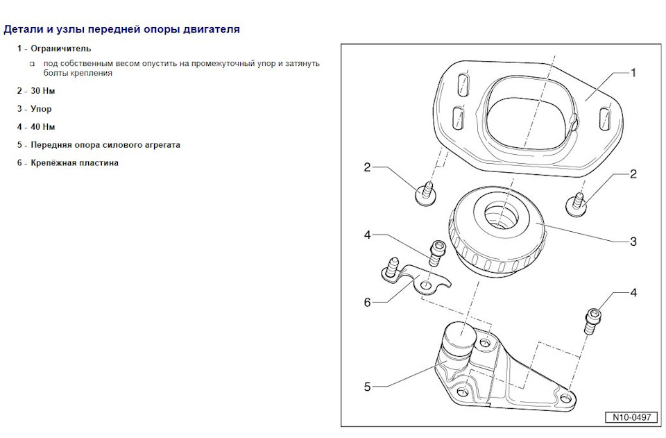 Приспособление для регулировки опоры двигателя VW и AUDI CT-A1055