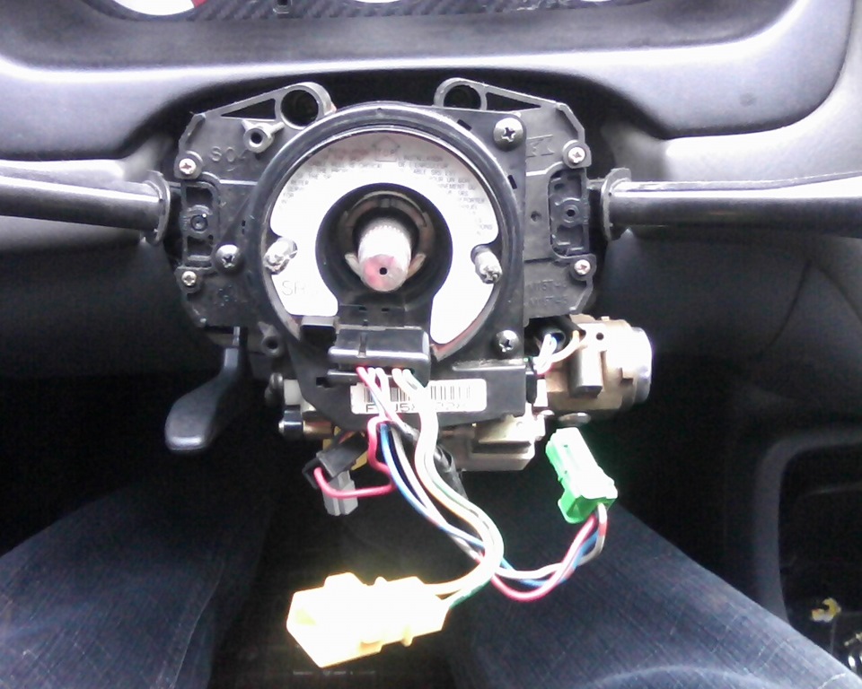 Как снять руль honda civic Ремонт катушки SRS - Honda Civic Hatchback (6G), 1,6 л, 1998 года своими руками 