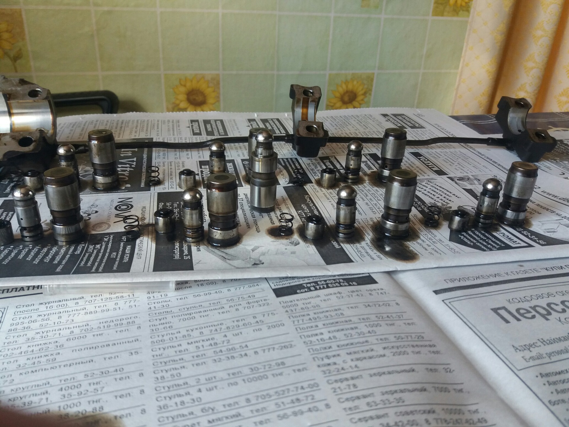 Чистка гидрокомпенсаторов m40 — BMW 3 series (E36), 1,6 л, 1993 года ...