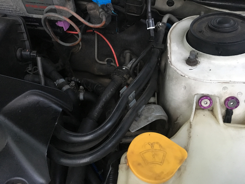 Перенос топливного фильтра под капот EZ 30 — Subaru Lancaster (BH), 3 л ...