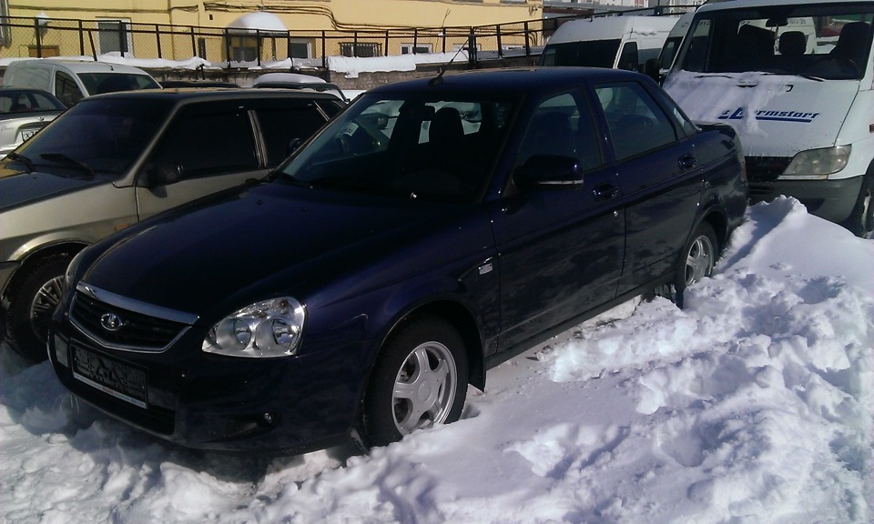 Фото новой машины — Lada Приора седан, 1,6 л, 2013 года | просто так ...