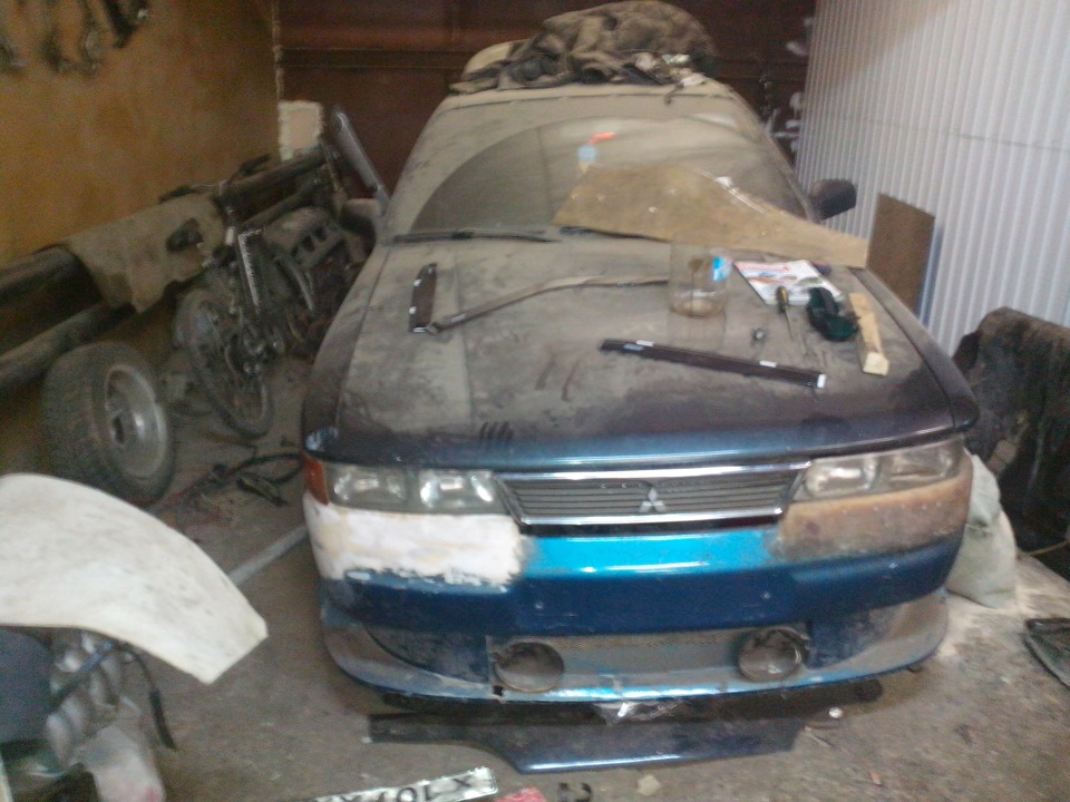 Установка бампера с ваз 2110 (тюнингованный) — Mitsubishi Galant (6G ...