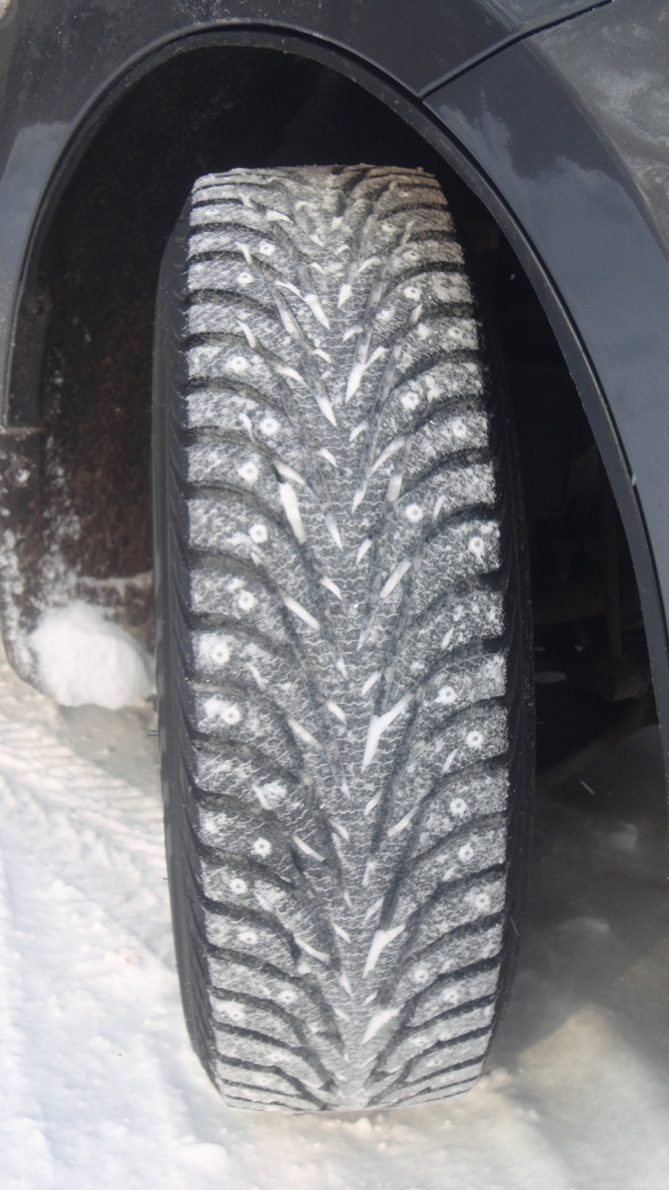 Зимняя резина Yokohama ice guard — Hyundai Solaris (1G), 1,4 л, 2012 ...