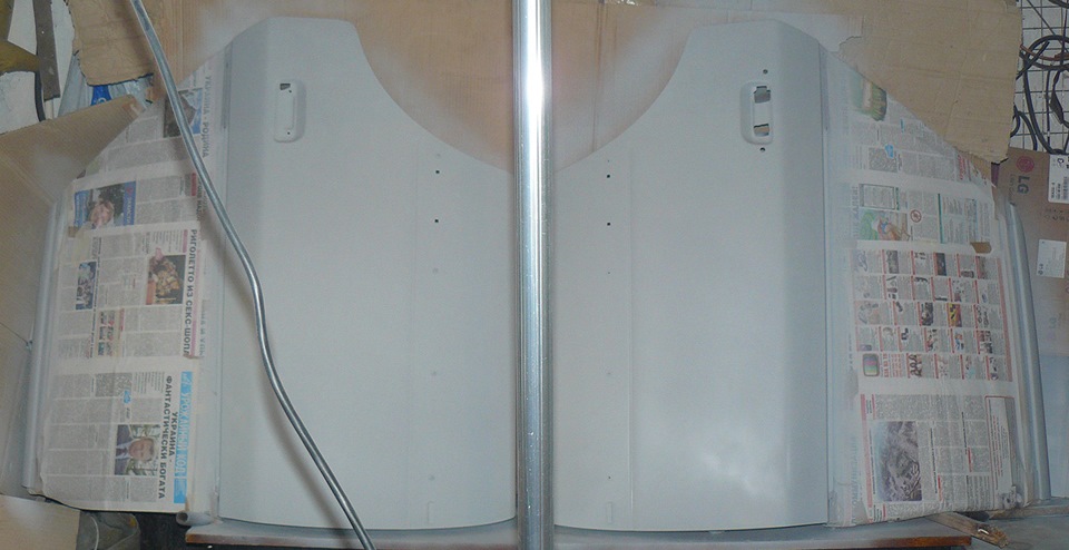 Покраска дверей при температуре за бортом -5 +5 — Ford Scorpio I, 2 л ...