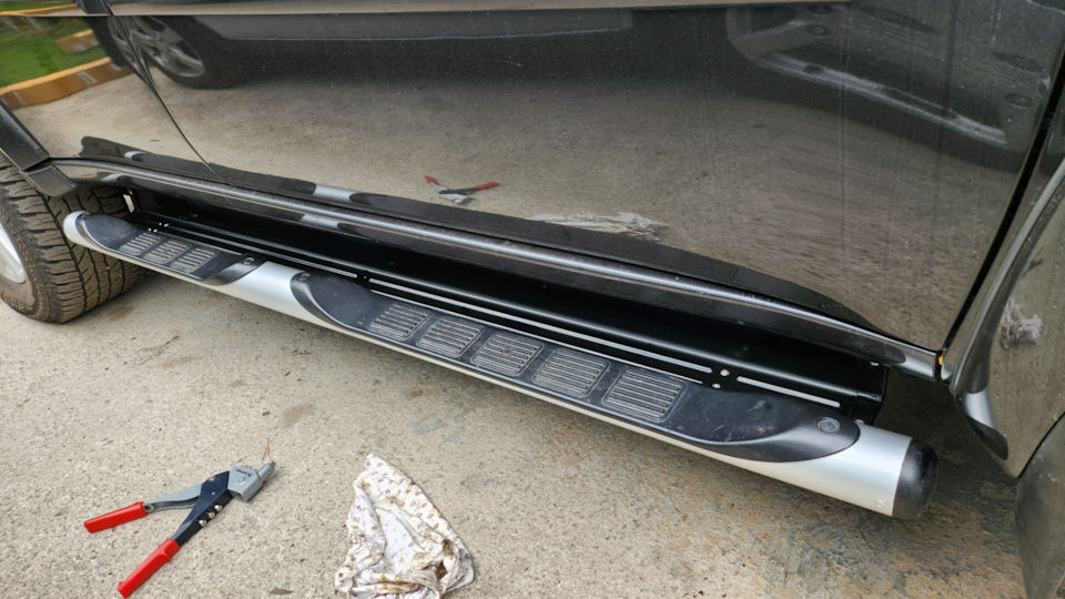 Подножки (бесконечность) — Mitsubishi Pajero Sport (2G), 2,5 л, 2012 ...