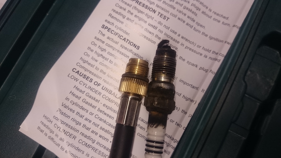 Замер компрессии в цилиндрах — Lincoln Town Car I, 5 л., 1987 года ...