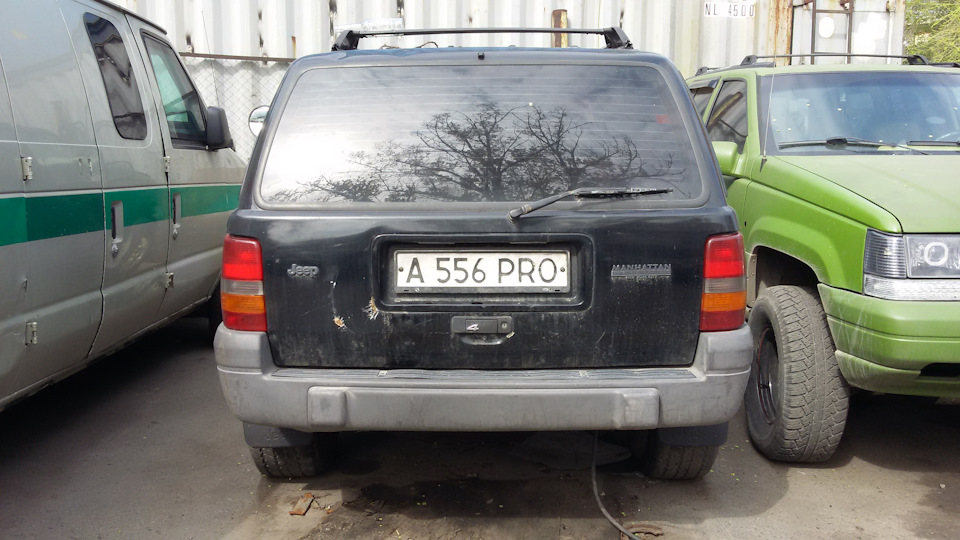 Калитка под запаску часть 2 — Jeep Grand Cherokee (ZJ), 3,9 л, 1994 ...