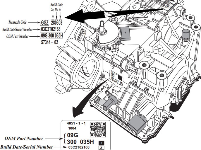 Akpp Audi Vw 09g 09k 09m Aw Tf60 Sn Tf 61sn Tf 62sn Audi A3 2 0 L 2007 Goda Na Drive2