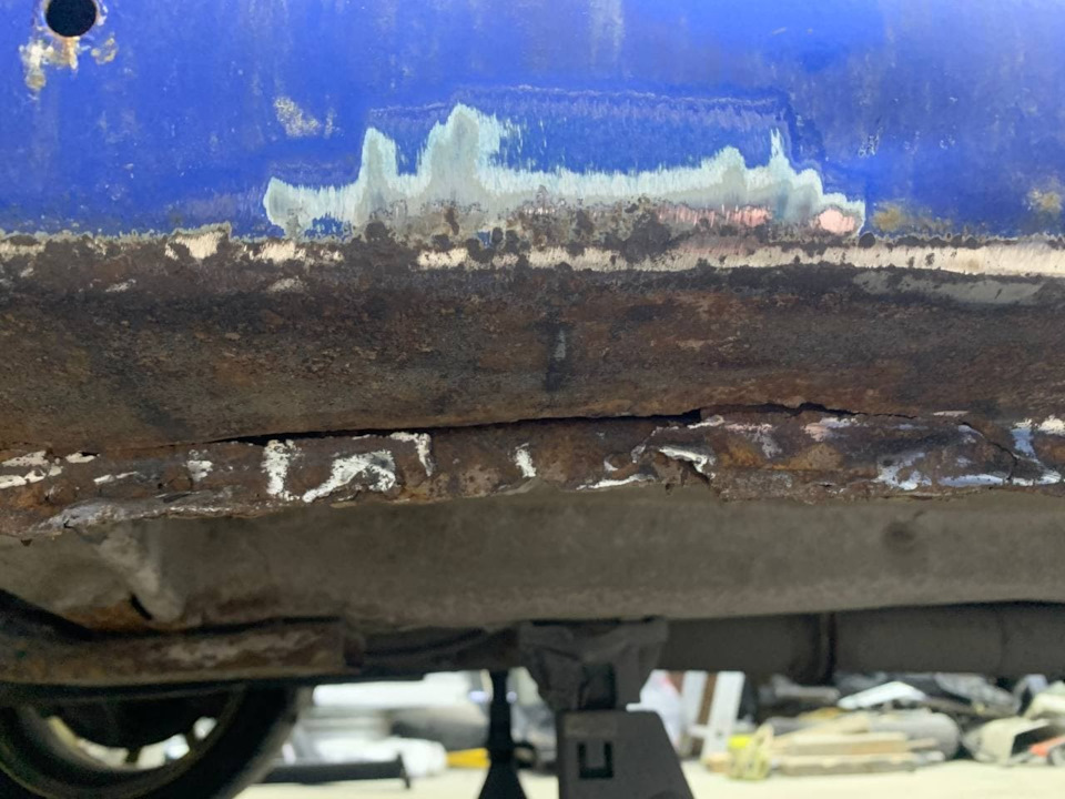 тут вообще без комментариев… замена была на оцинковку, делали по образцу нашего порога. — Subaru Impreza WRX STI (GD)