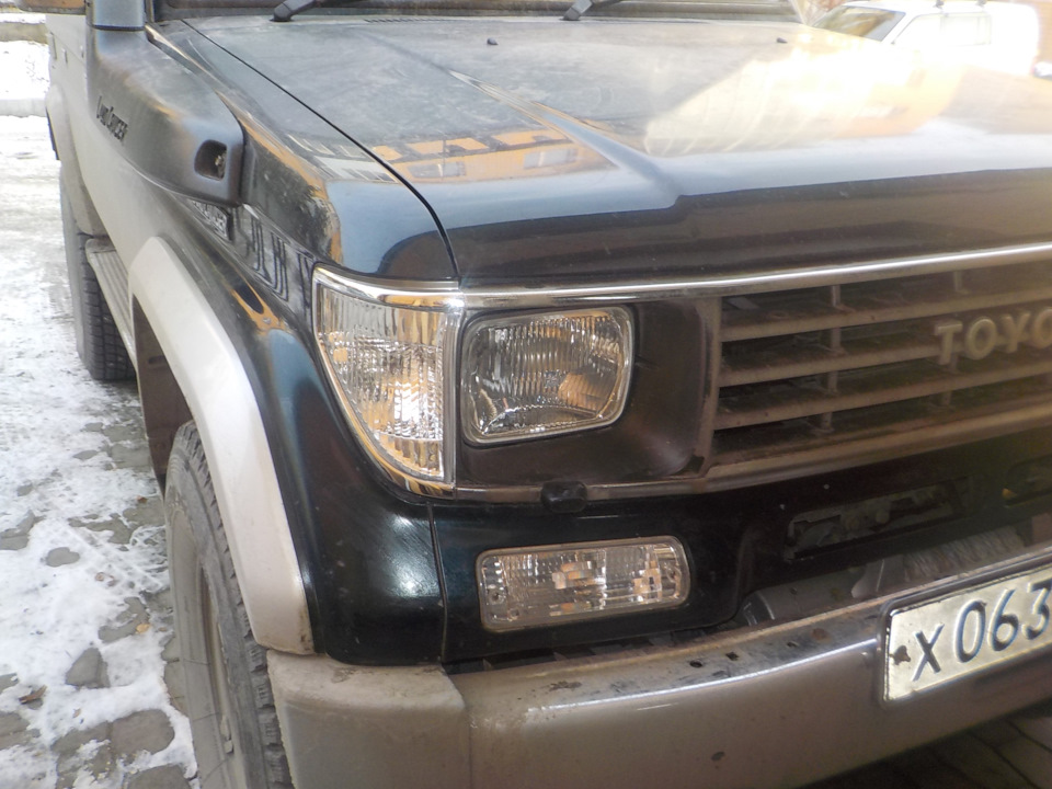Головной свет – габариты Depo «хрусталь» — Toyota Land Cruiser Prado 70 ...