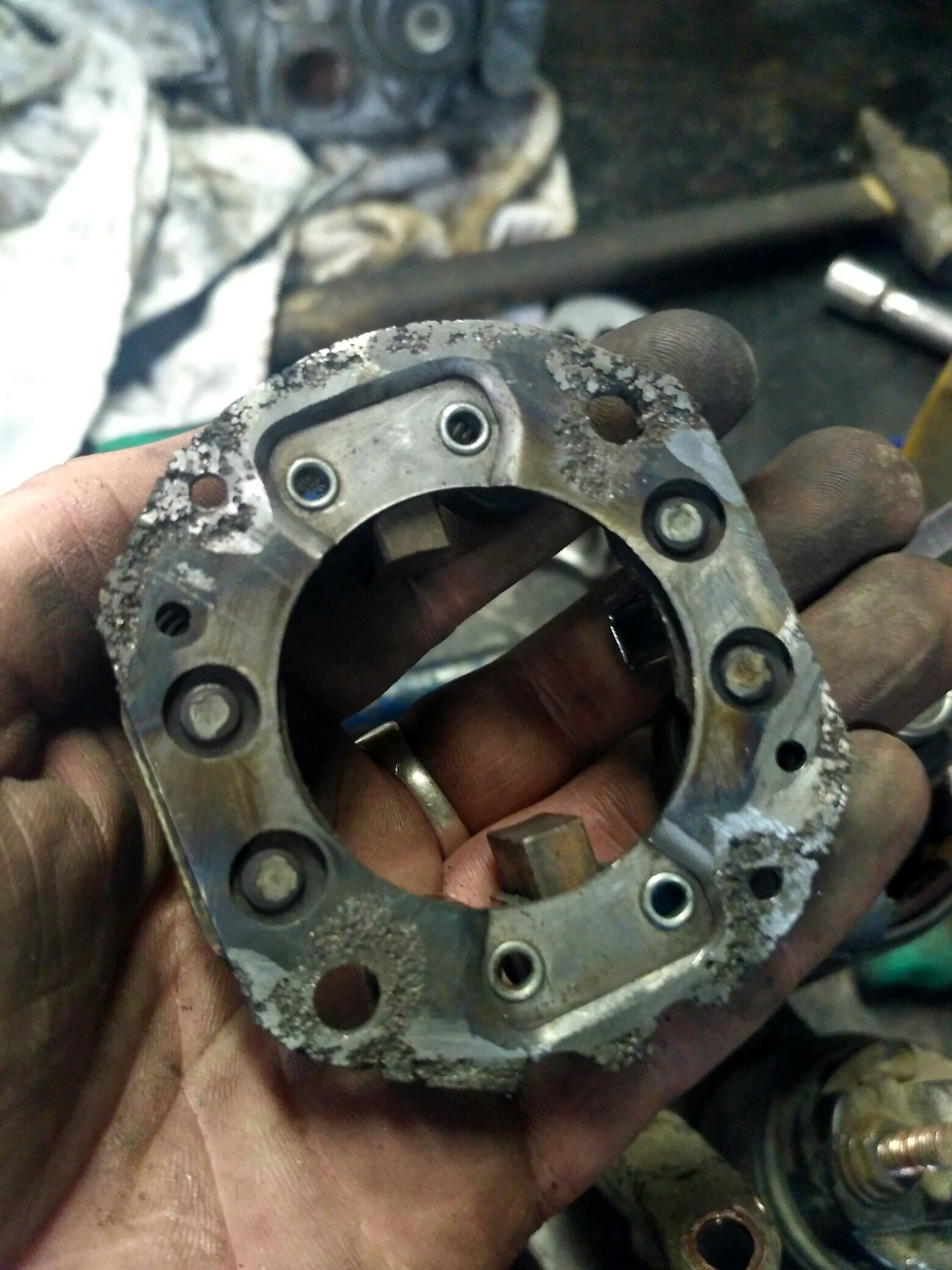 Стартер сломался как обычно зимой - Nissan Terrano R50, 3 л, 2000 года поломка D