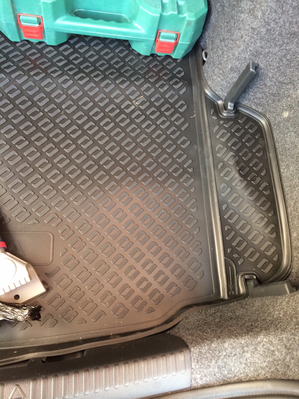 Коврик в багажник — Skoda Octavia A7 Mk3, 1,2 л, 2014 года | просто так ...