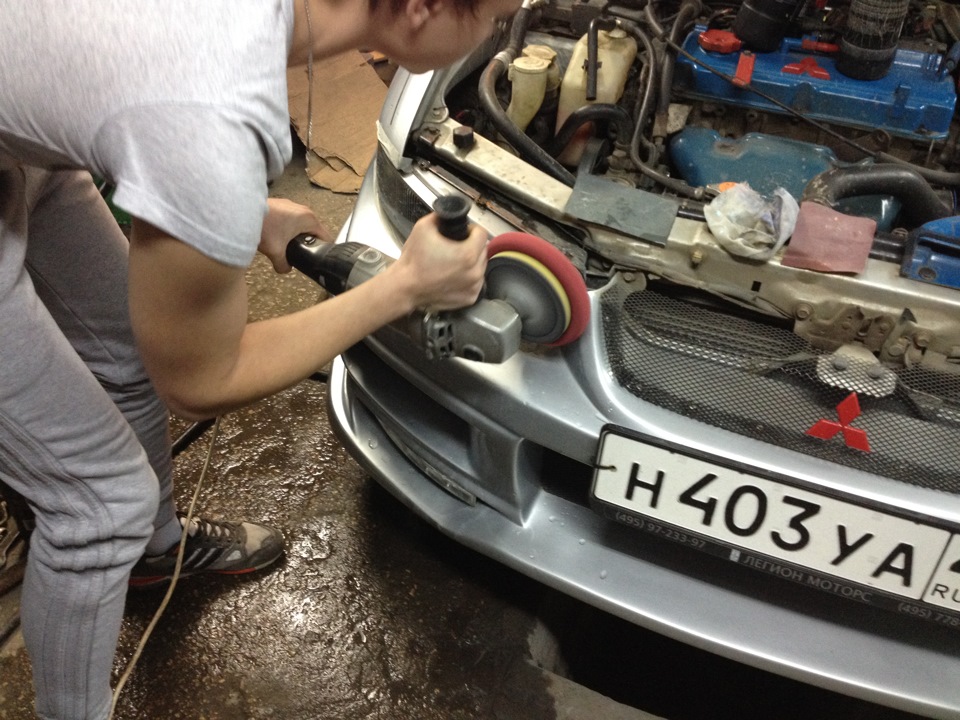 Как снять фары галант 9 Полировка фар - Mitsubishi Galant (8G), 2,4 л, 2003 года кузовной ремонт DRIVE2