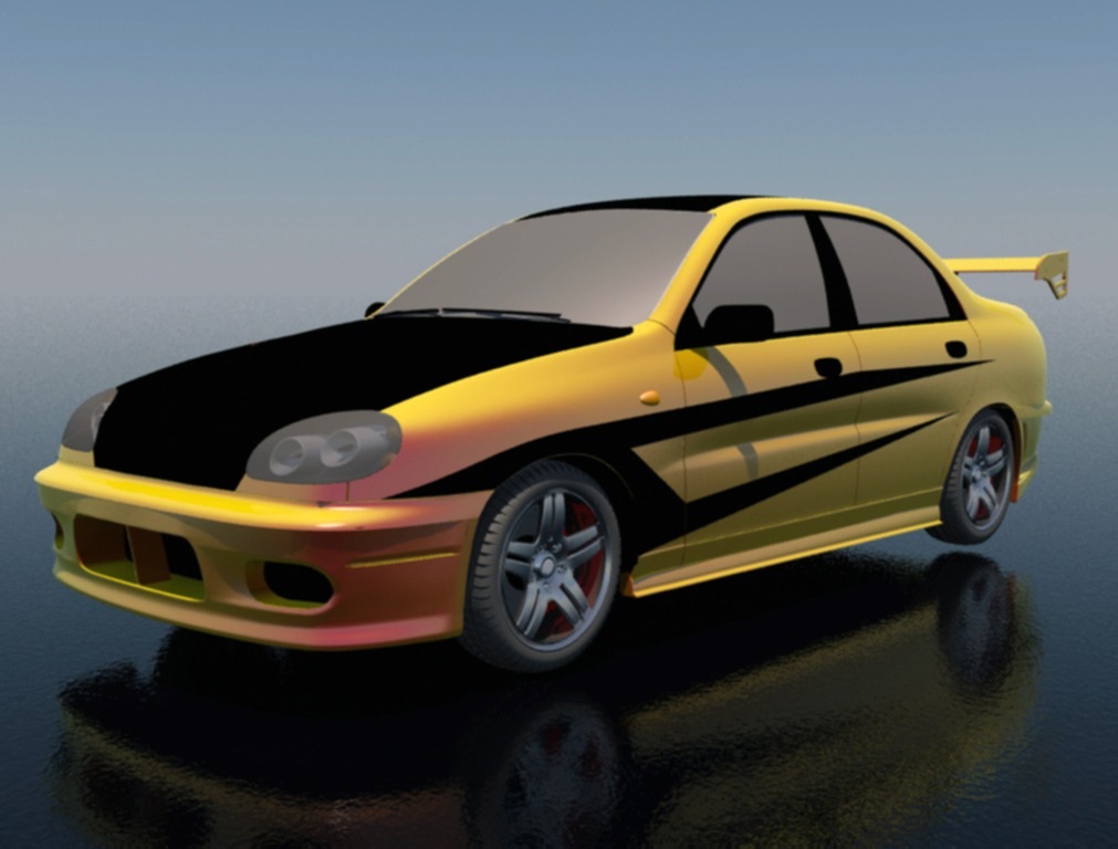 Daewoo lanos 3d