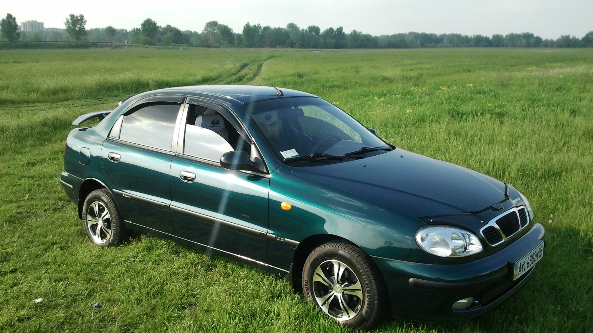 Daewoo Sens 1.3 бензиновый 2004 | Зелёный металлик на DRIVE2