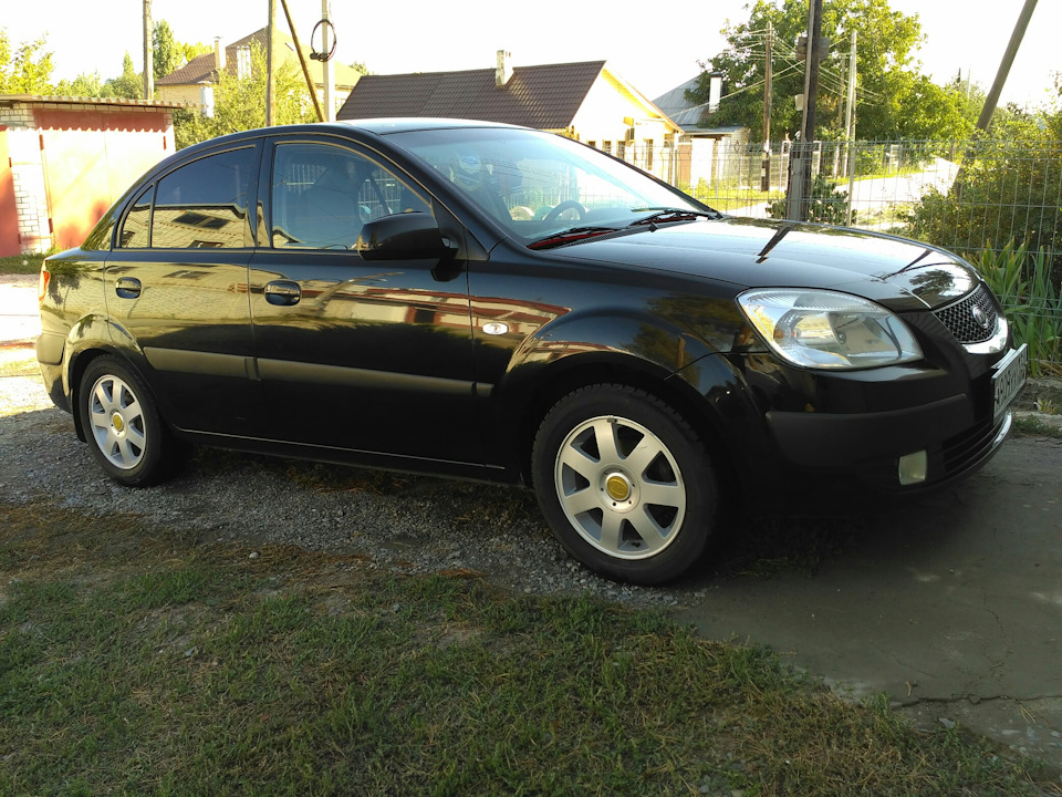 Новые диски и ТО — KIA Rio (2G), 1,4 л, 2009 года | колёсные диски | DRIVE2