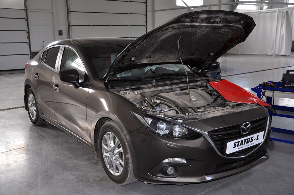 Чип тюнинг Mazda 3 Skyactiv 15 At 120hp 2014 года — Status L Казань на Drive2 3037