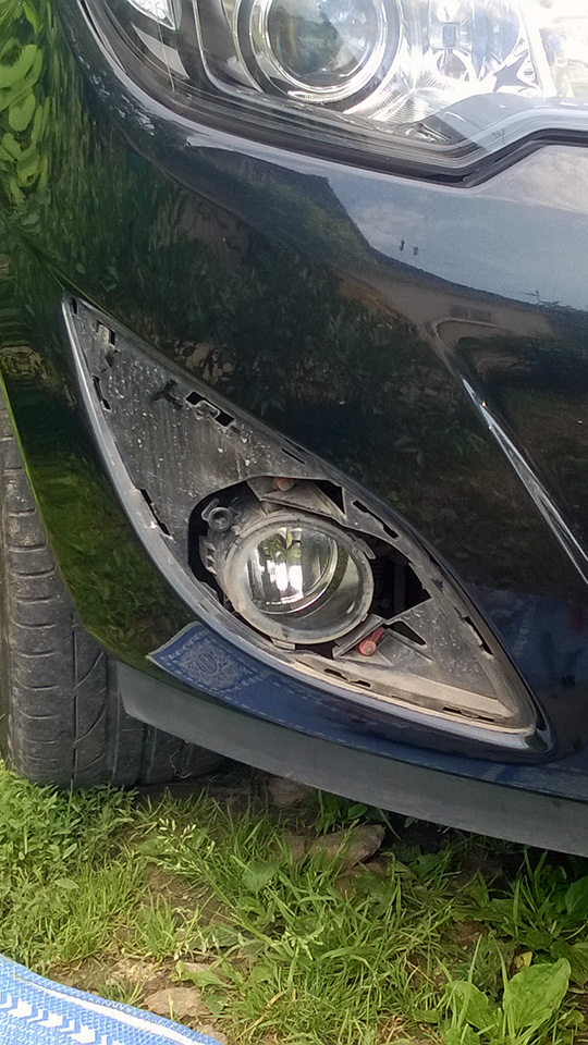 Туманка без накладки — Opel Meriva (B)