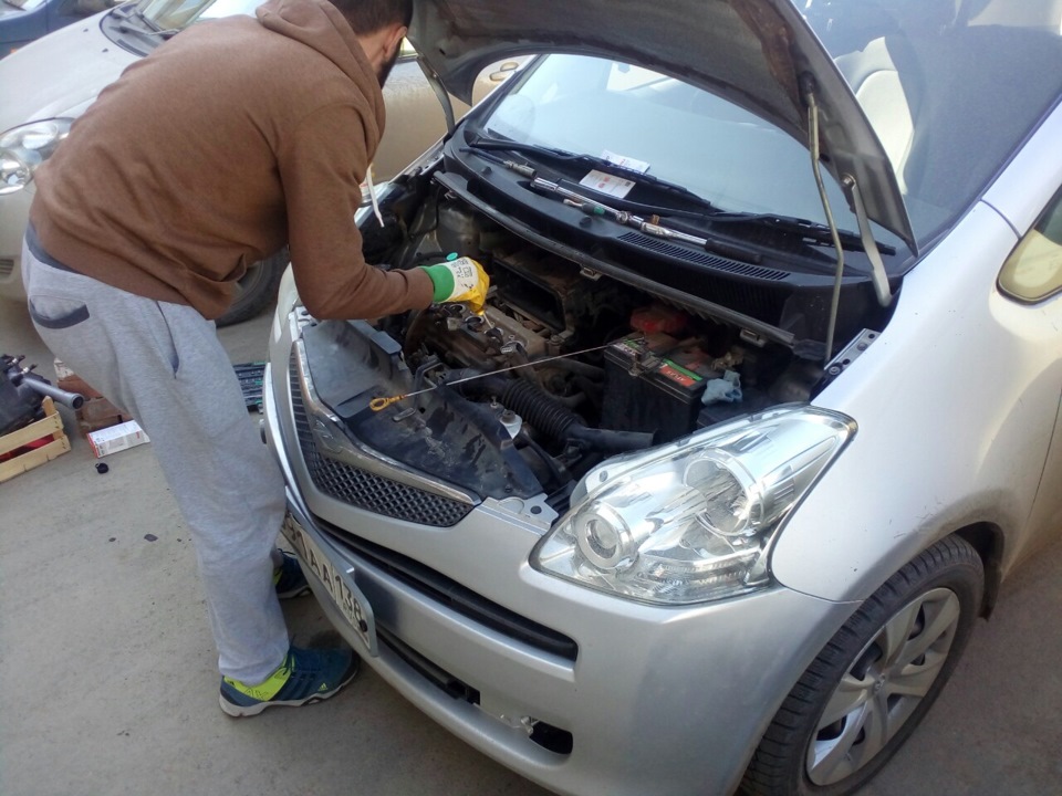 Раскоксовка колец — Toyota Ractis (1G), 1,3 л., 2009 года | своими ...