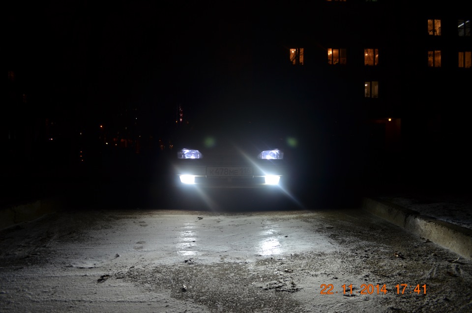 Линзованные туманки — Lada 2114, 1,6 л, 2008 года | тюнинг | DRIVE2