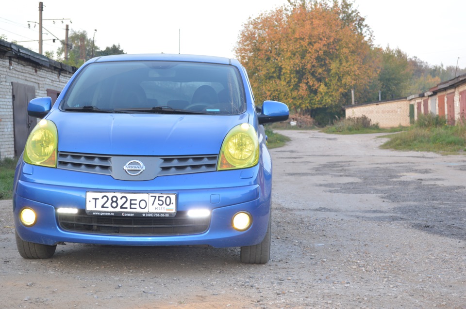 Фары пожелтели — Nissan Note (1G), 1,6 л, 2008 года | стайлинг | DRIVE2