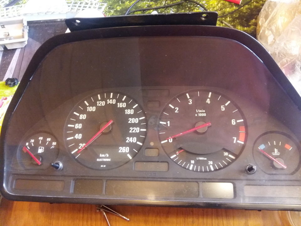 новая приборка — BMW 5 series (E34), 2,5 л, 1991 года | стайлинг | DRIVE2