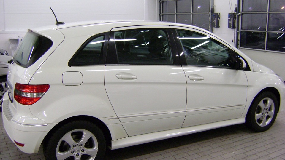 Mercedes-Benz B-Class (W245) 2.0 бензиновый 2008 | цвет белый, B 200 ...