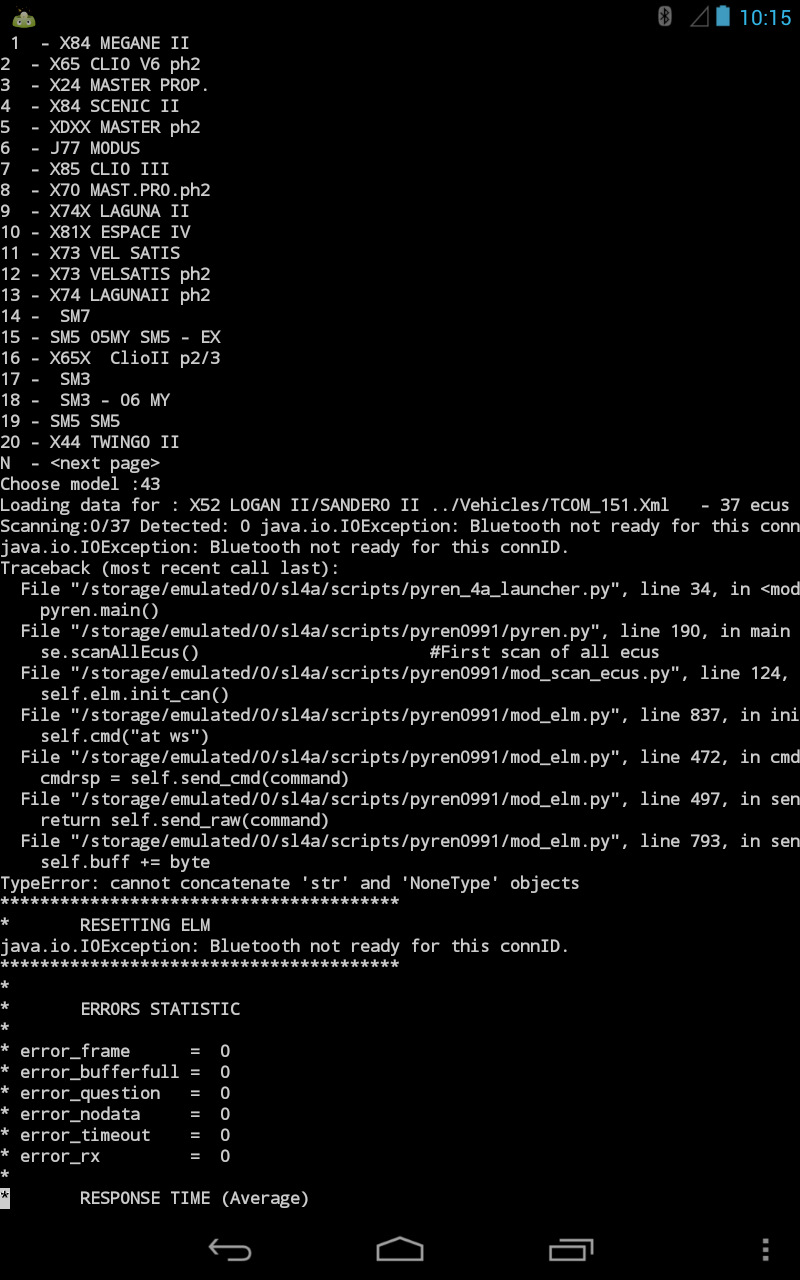 Error frames. Error frames