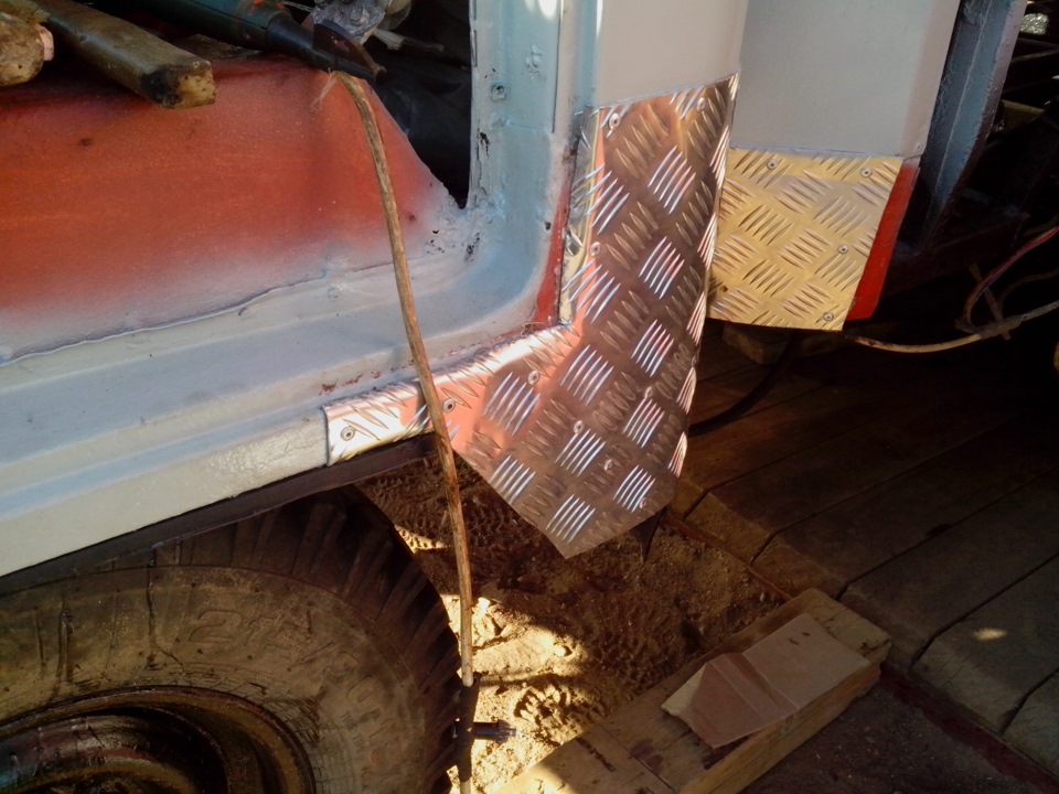 УАЗ 3303 "Кубанец" ремонт и модернизация часть 3 (Алюминиевые работы ...