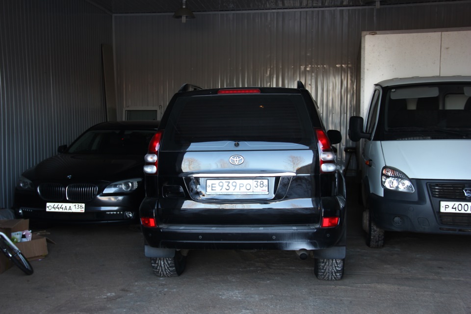 Предохранитель заднего хода прадо 120 замена двери багажника - Toyota Land Cruiser Prado 120-series, 4 л, 2005 года ст