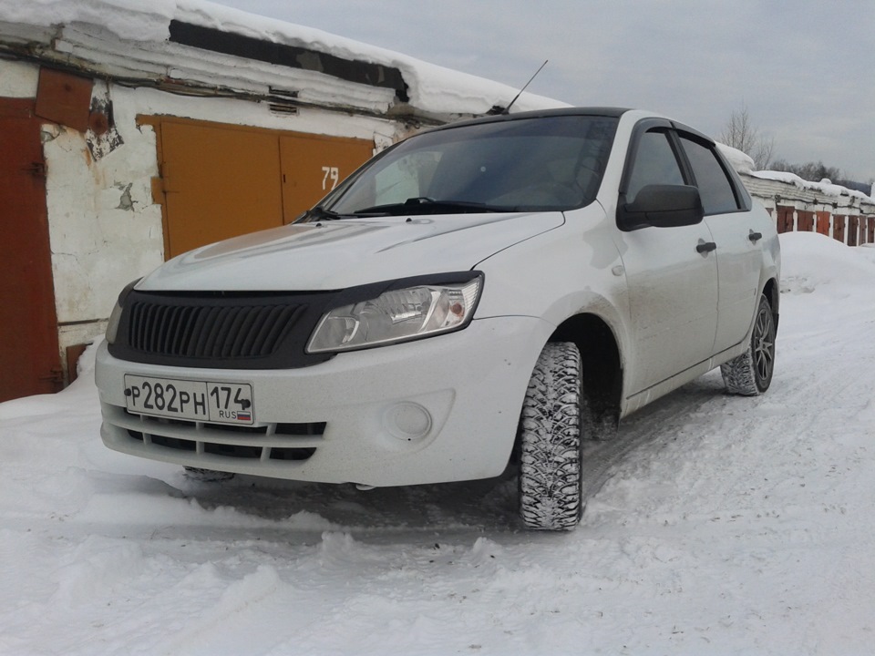 Грязь — Lada Гранта (1G), 1,6 л, 2013 года | мойка | DRIVE2