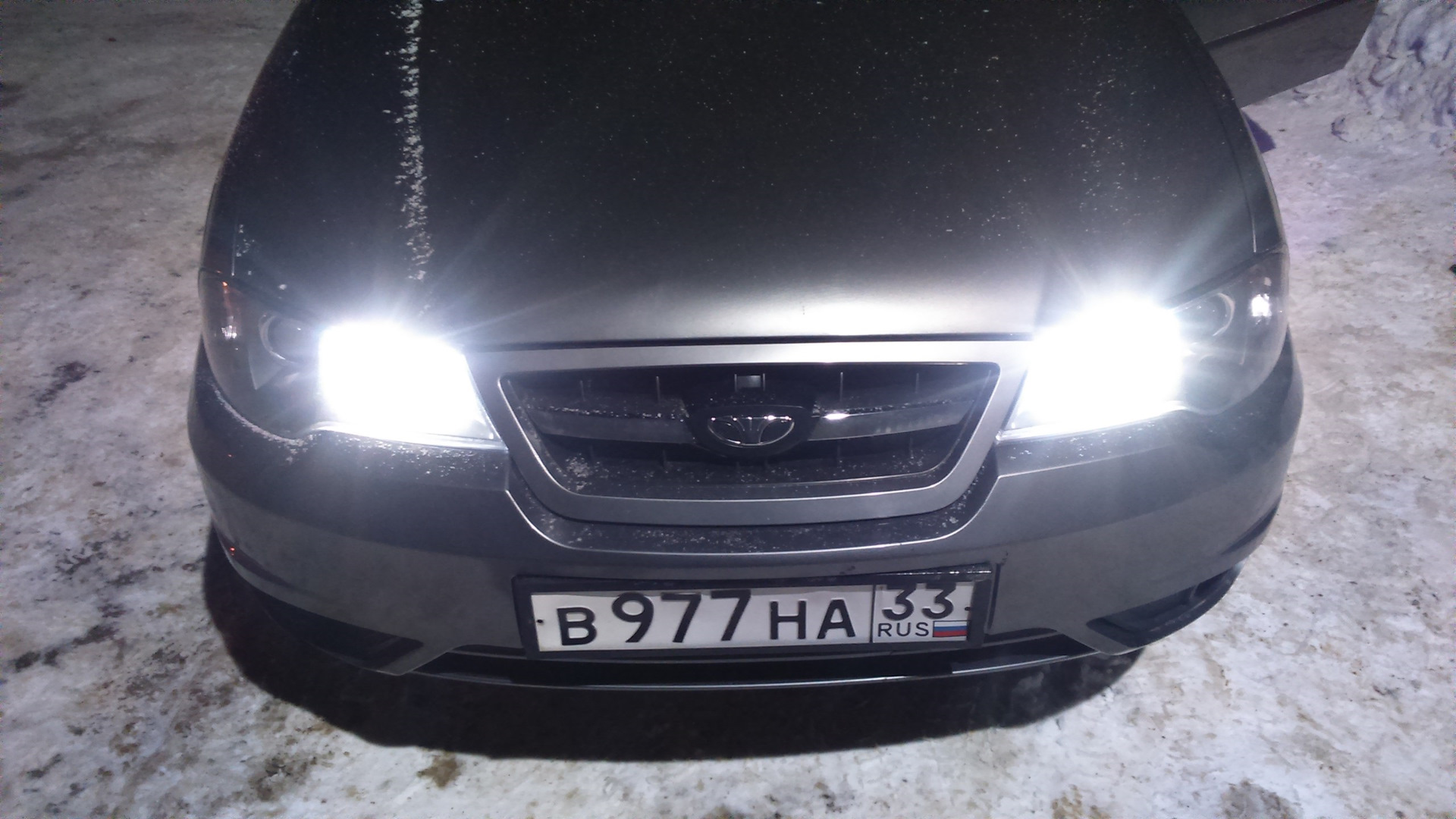 Силиконовые светодиодные габариты — Daewoo Nexia (N150), 1,5 л, 2012 ...