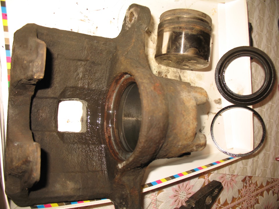 Заклинило передние суппорта. — Mitsubishi Lancer X, 1,5 л, 2008 года ...