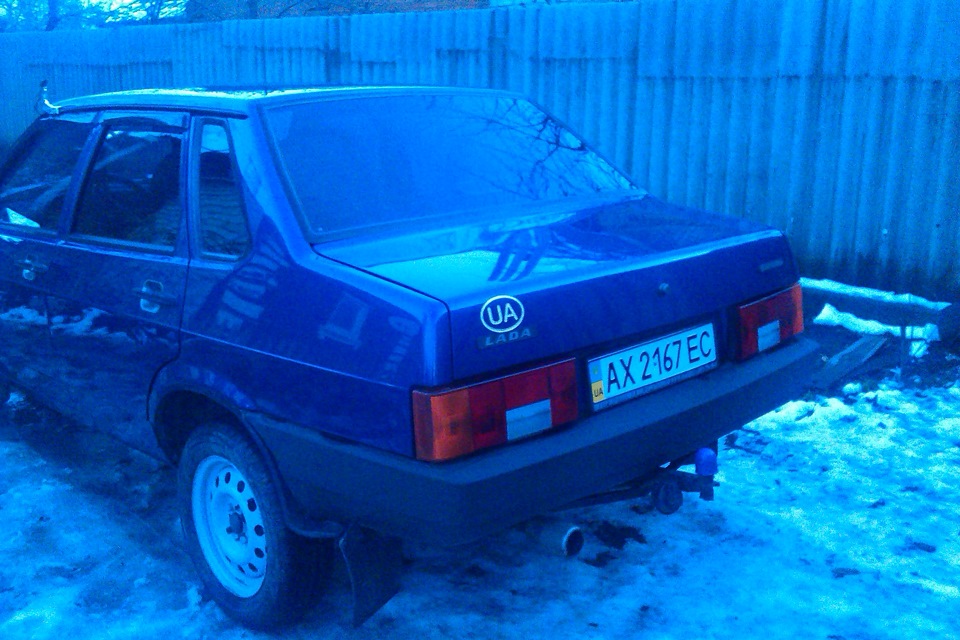 Перешел на 14 радиус — Lada 21099, 1,6 л, 2009 года | колёсные диски ...