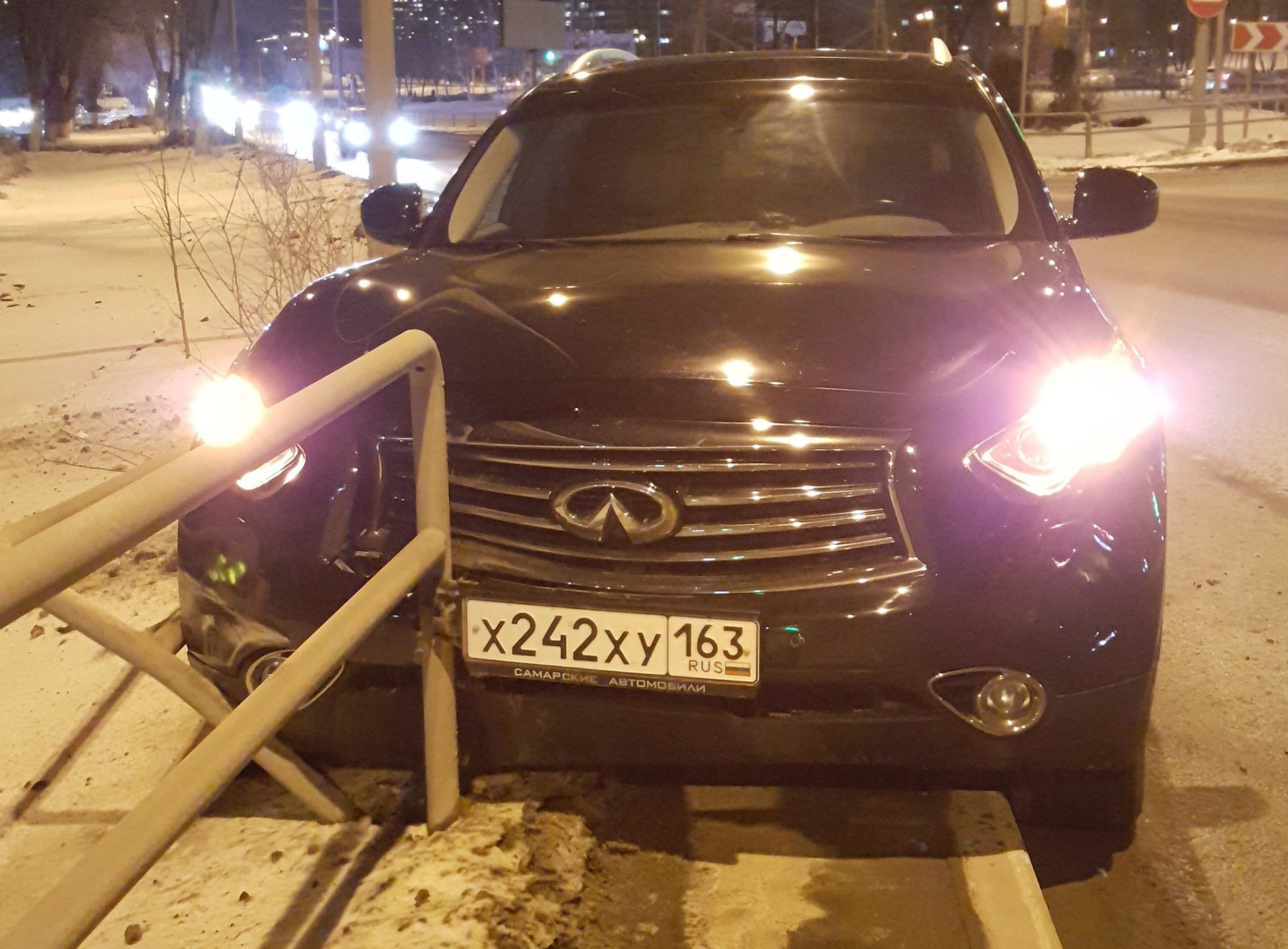 Неприятная история. ДТП. Часть 2. — Infiniti QX70, 3,7 л, 2013 года | ДТП |  DRIVE2