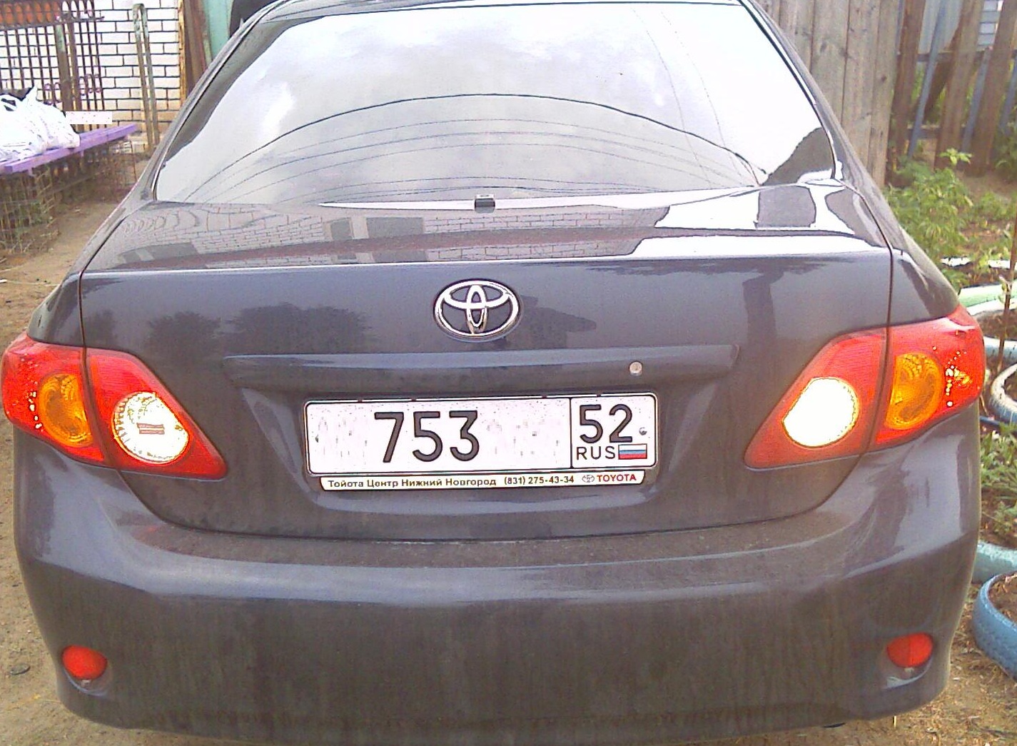 We combine the rear PTF and reverse gear in one lamp - Toyota Corolla 16 liter 2008