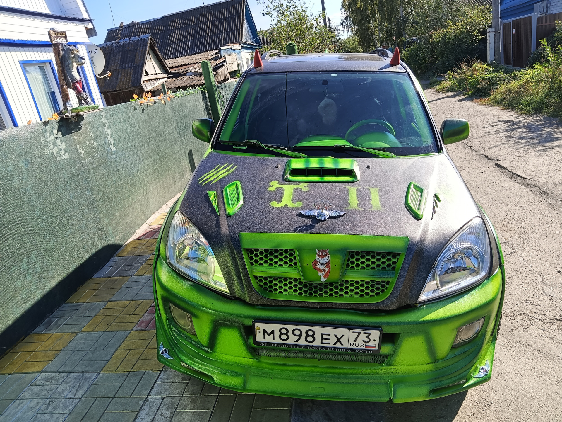Капот ЧЕРИ ТИГГО Т11 ТЮНИНГ — Chery Tiggo 1, 1,8 л, 2008 года | тюнинг ...