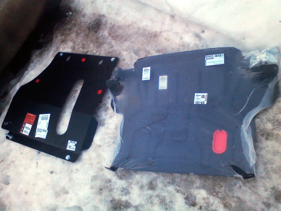 Защиты картера и калинокардан — Lada 21124, 1,6 л, 2006 года | своими ...